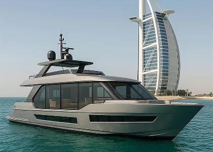 Black yacht tint at the current 0 percent visual reference