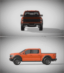 Truck Sides and Rear (98% DS-MAX) (10 Years Warranty)