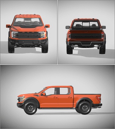 Truck Sides, Rear & Windshield (98% DS-MAX) (10 Years Warranty)