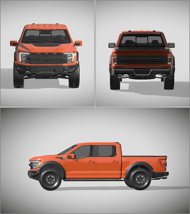 Truck Sides, Rear, Windshield (88% DS-PRO) (6 Years Warranty)