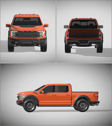 Truck Sides, Rear, Windshield (88% DS-PRO) (6 Years Warranty)
