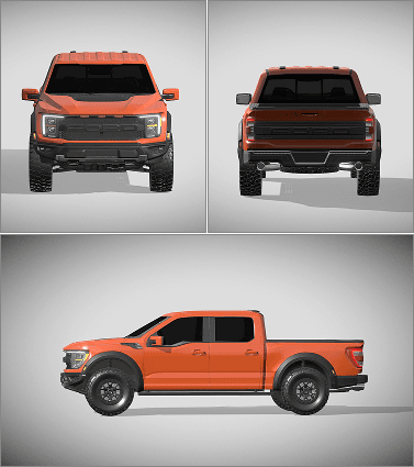 Truck Sides, Rear, Windshield (88% DS-PRO) (6 Years Warranty)