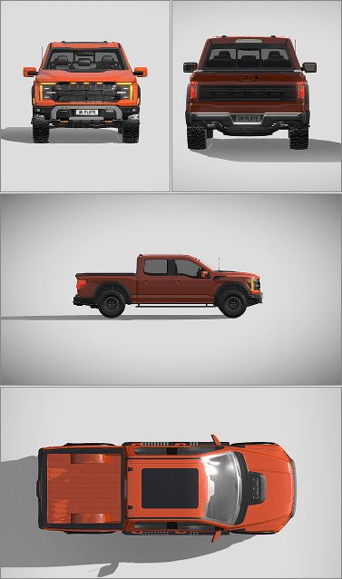 Truck Sides, Rear, Windshield and Sunroof (98% DS-MAX) (10 Years Warranty)