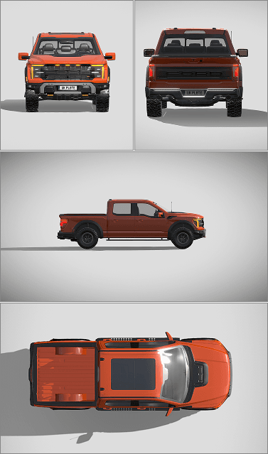 Truck Sides, Rear, Windshield and Sunroof (88% DS-PRO) (6 Years Warranty)