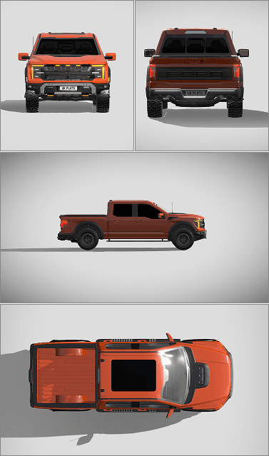 Truck Sides, Rear, Windshield and Sunroof (67% DS-ONE) (3 Years Warranty)