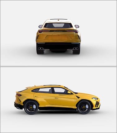 SUV Sports Sides, Rear (88% DS-PRO) (6 Years Warranty)