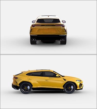 SUV Sports Sides, Rear (88% DS-PRO) (6 Years Warranty)