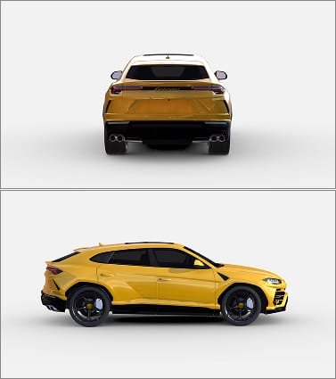 SUV Sports Sides, Rear (88% DS-PRO) (6 Years Warranty)