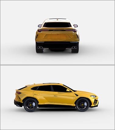SUV Sports Sides, Rear (88% DS-PRO) (6 Years Warranty)