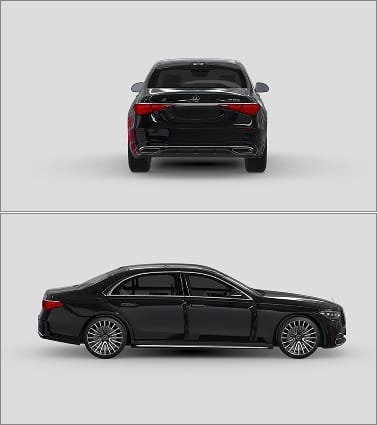 Sedan Sides and Rear (98% DS-MAX) (10 Years Warranty)