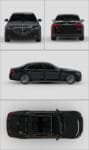Sedan Sides, Rear, Windshield and Sunroof (98% DS-MAX) (10 Years Warranty)