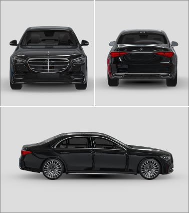 Sedan Sides, Rear & Windshield (98% DS-MAX) (10 Years Warranty)