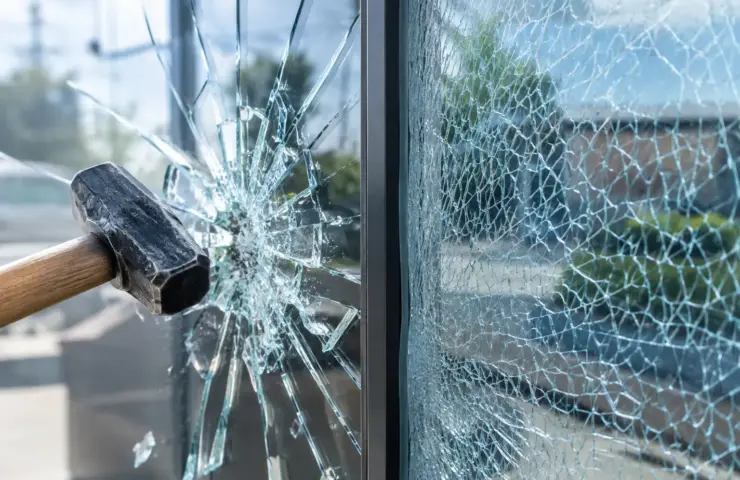 Can Security Film Stop Shards After Glass Breaks?