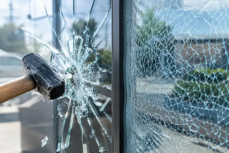 Can Security Film Stop Shards After Glass Breaks?